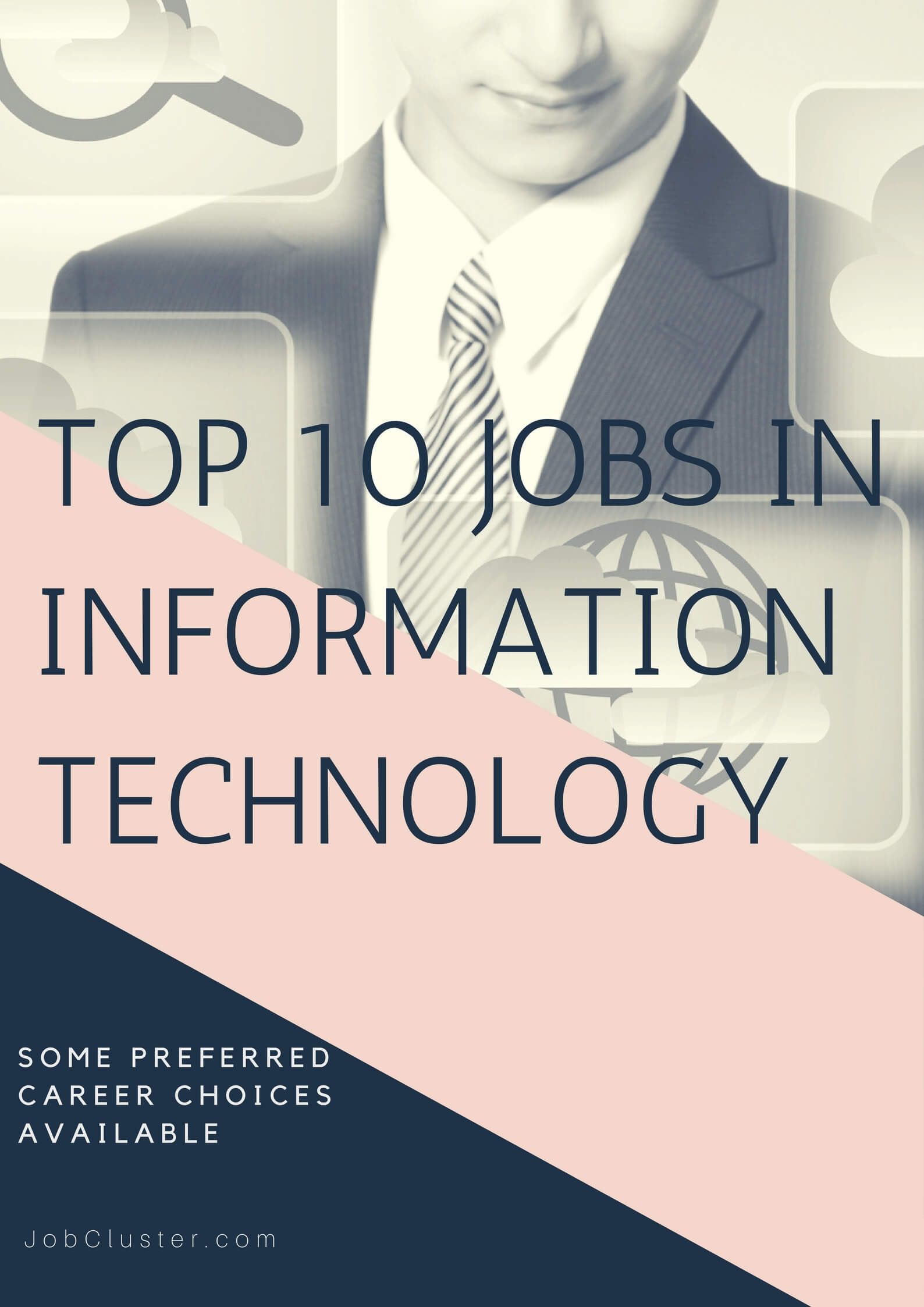 Top 10 Jobs In Information Technology Technology Careers Technology Job Information Technology