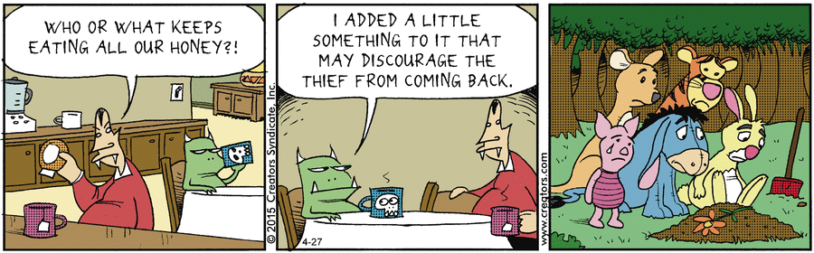 silly willy nilly old thieving bear. Read Comics, Funny Comics, Scary Gary, Non Sequitur, Buford, Calvin And Hobbes, Political Cartoons, Garfield, Cartoonist