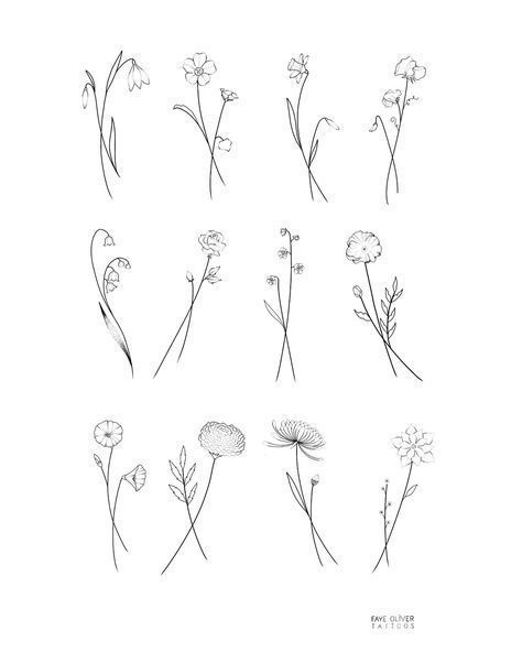 100 idées tendance de tatouage de fleur d'aquarelle pour les femmes - #Women # for #Trend...