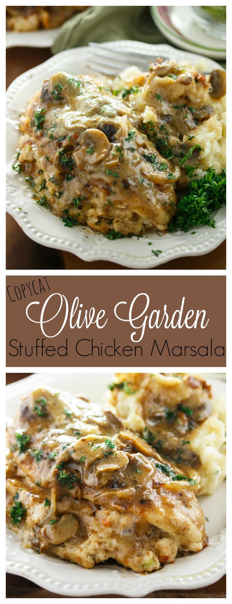 Copycat Olive Garden Stuffed Chicken Marsala Make This Classic