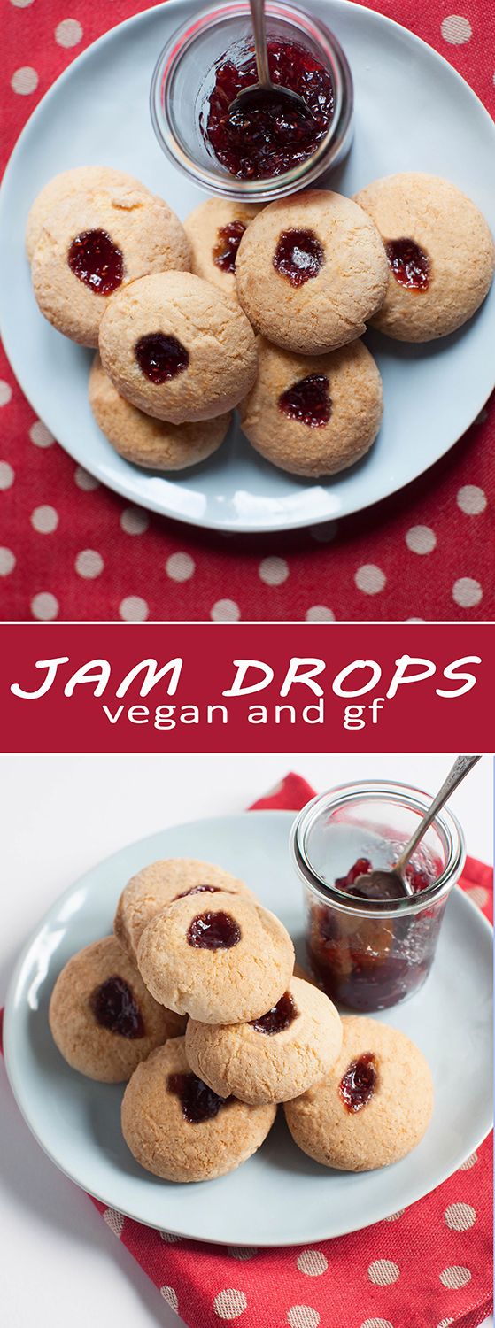 Jam Drops Recipe Vegan Sweets Vegan Baking Almond Recipes jam-drops-recipe-vegan-sweets-vegan-baking-almond-recipes