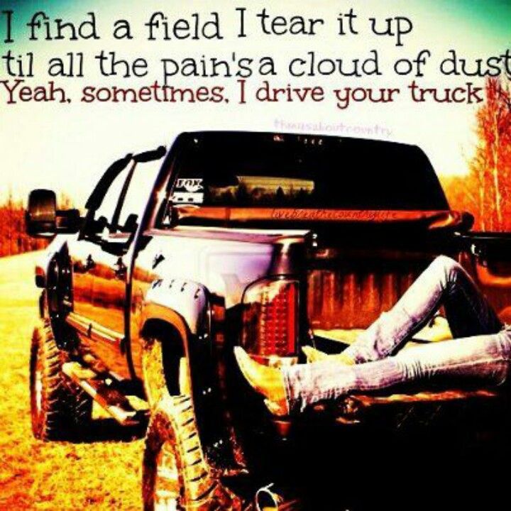 I Drive Your Truck Lyrics Song Meaning I drive your truck | Country song lyrics, Country lyrics, Country songs