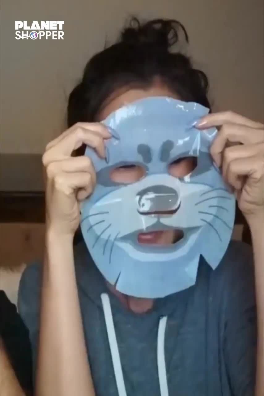 😍 These super trendy and adorable Animal Masks boost dulling skin cells with elastic energy leaving skin radiant and resilient. Replenishes resilient