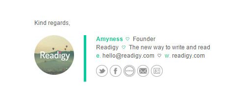 professional signature for email