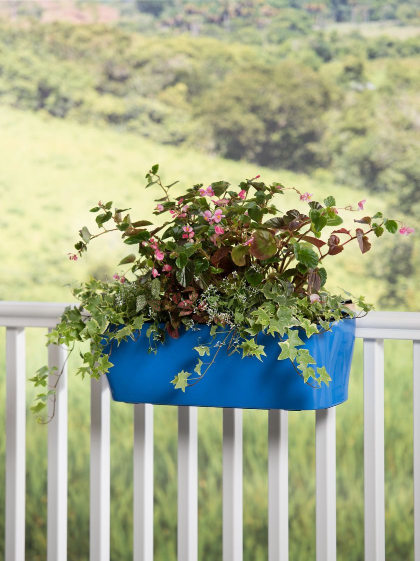 viva self watering deck railing planter 23 1 2 gardeners com large flower pots railing flower boxes flower pots bloem rail planter on viva self watering deck railing planter 23 1 2 gardeners com large flower pots railing flower boxes flower pots pinterest