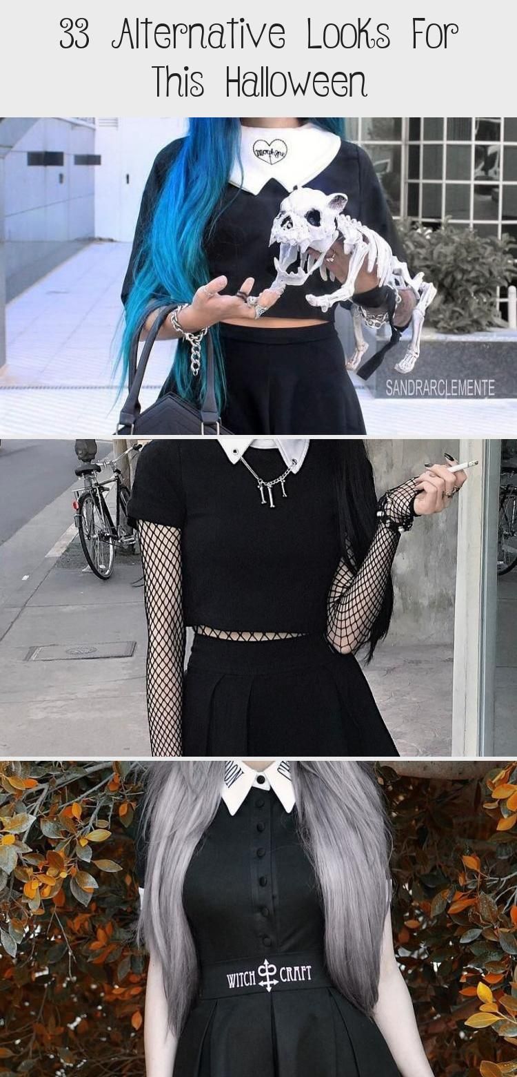 33 Alternative Looks For This Halloween Women Alternative Outfits Long Black Dress Outfit Long Black Dress