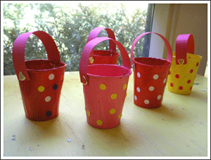 Paper Cup Buckets Needed Cups Hole Punch Paint Construction Brads Stickers Paper Cup Buckets Needed Cups Hole Punch Paint Construction Brads Stickers