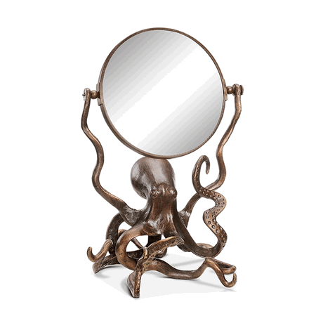 Octopus Vanity Mirror Octopus Decor Octopus Bathroom Mirror Table