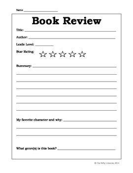 easy book for book review