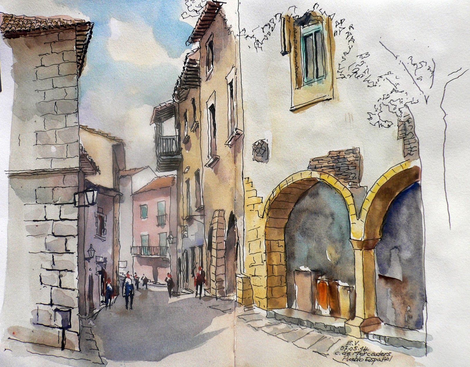 Urban Sketchers Spain. El mundo dibujo a dibujo.: barcelona