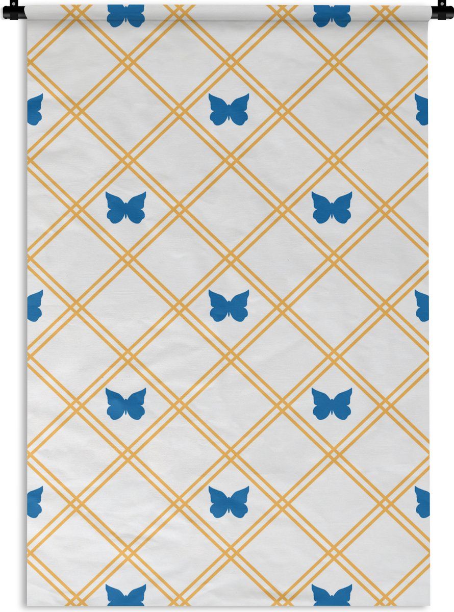 Abstract patroon van vlinders op een witte achtergrond. Productinformatie 98.9% van onze klanten is positief over 1001Tapestries!Gemaakt van stevig en duurzaam materiaalLeuk om aan je muur te hebbenIdeaal om je interieur van extra sfeer te voorzienScherpe afdruk met heldere kleurenInclusief ophangroede Ook op zoek naar een leuke manier om jouw woonkamer of slaapkamer te personaliseren? Ben je ook toe aan een vrolijke opvulling van die kale muur? Dan is dit prachtige wandkleed echt iets voor jou! Tapestry, Rugs, Prints, Vintage, Home Decor, Products, Hanging Tapestry, Farmhouse Rugs, Tapestries
