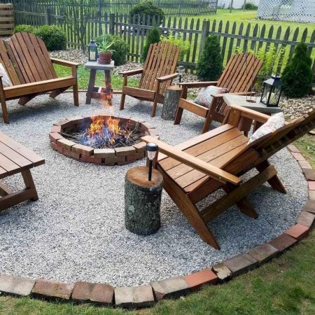 7 beeindruckende Hinterhof-Feuerstelle Design-Ideen für den kleinen Geldbeutel - futuristisch