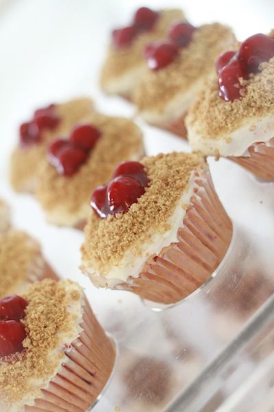 Cherry Cheesecake Cupcake