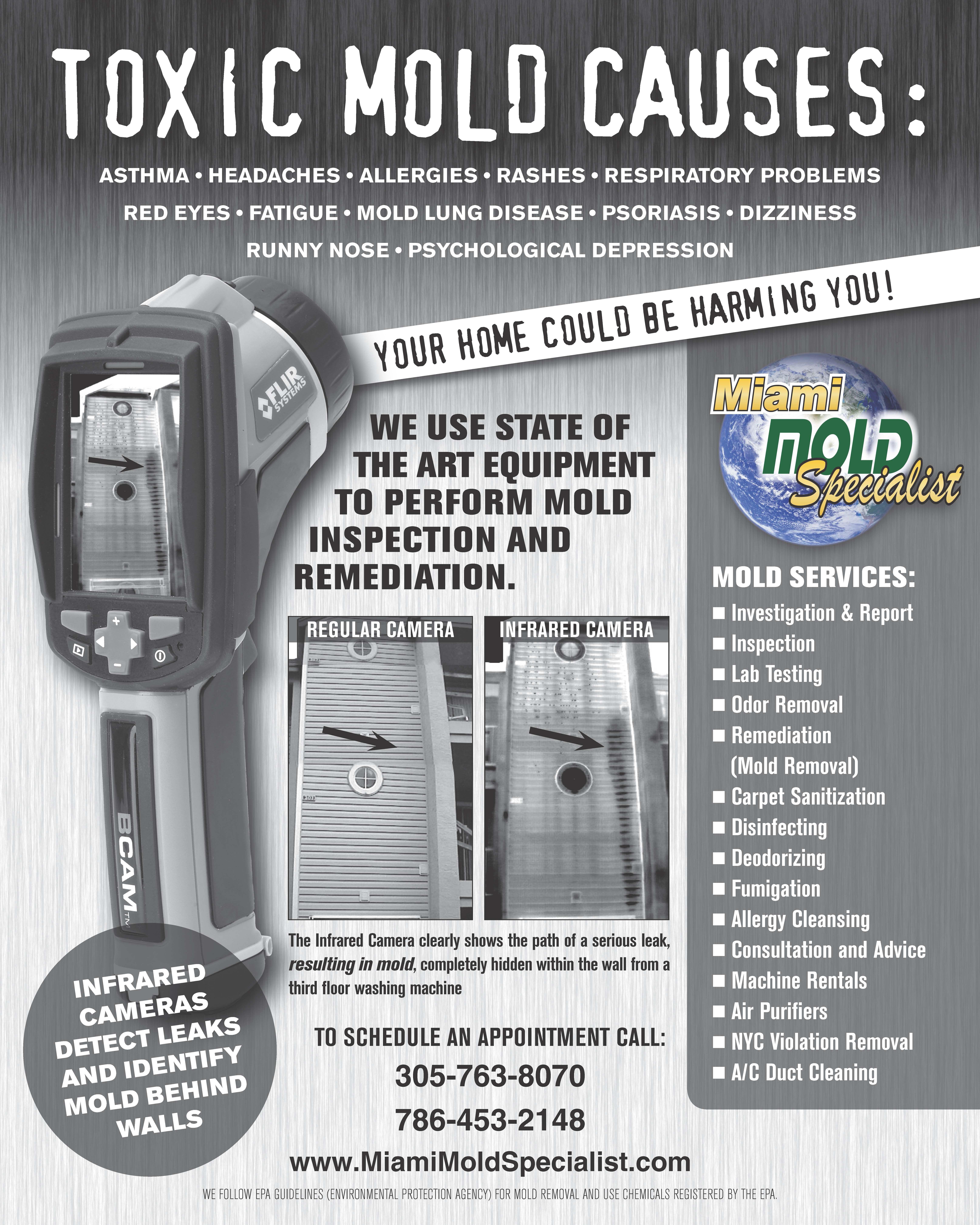 Pin By Miami Mold Specialists On Inspection Beach Mold Cleanup Allergy Toxic Runny Nose Restoration Services Asthma