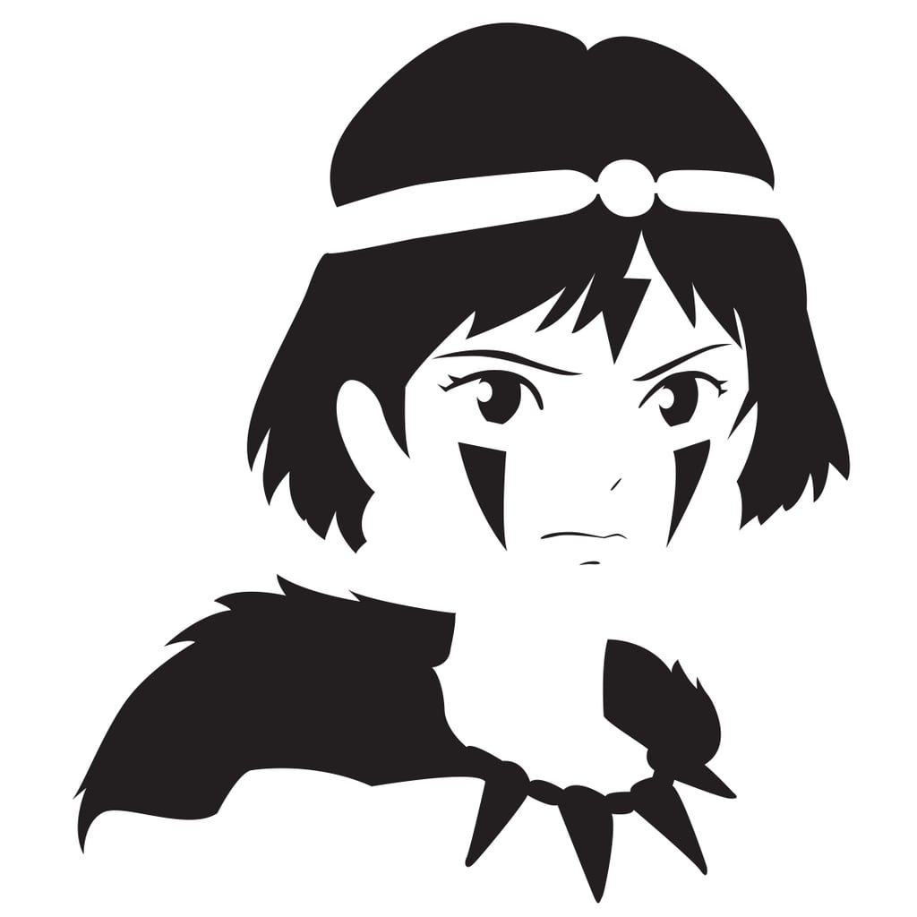 Princess Mononoke Miyazaki Pumpkin Carvings Stencils Pumpkin Stencil 