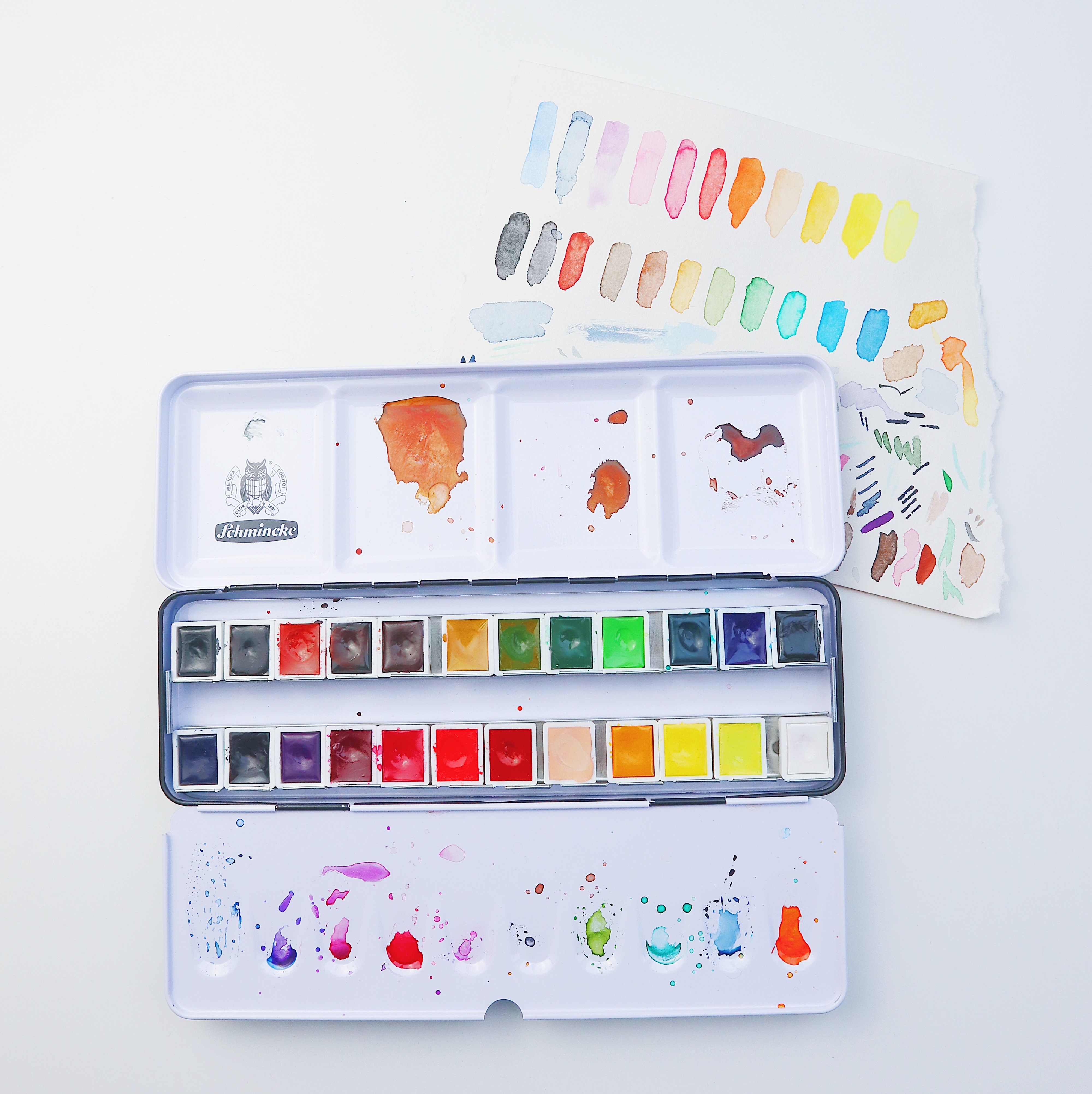 Schmincke Akademie Vs Winsor Newton Cotman Winsor Newton