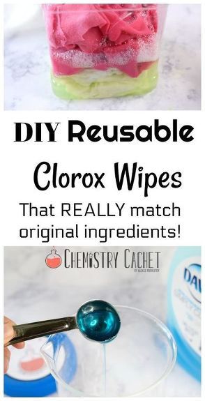 diy reusable clorox wipes that really match the original ingredients Diy Cleaning Wipes, Homemade Cleaning Supplies, Diy Home Cleaning, Household Cleaning Tips, Cleaning Recipes, Green Cleaning, House Cleaning Tips, Cleaning Hacks, Diy Hacks