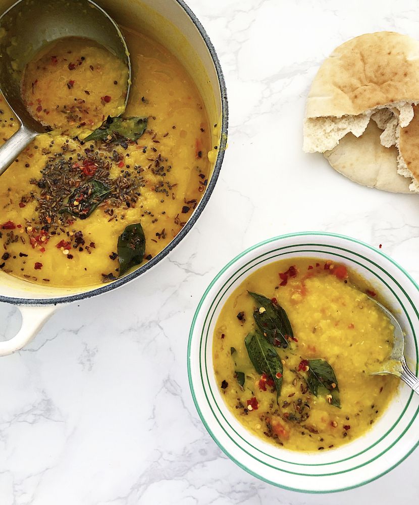 Easy, family-friendly recipe for lentil dahl Family Meals, Lentil Recipes, Healthy Recipes, Lentil Dahl, Daal, Fried Cauliflower, Roasted Salmon, Fried Egg