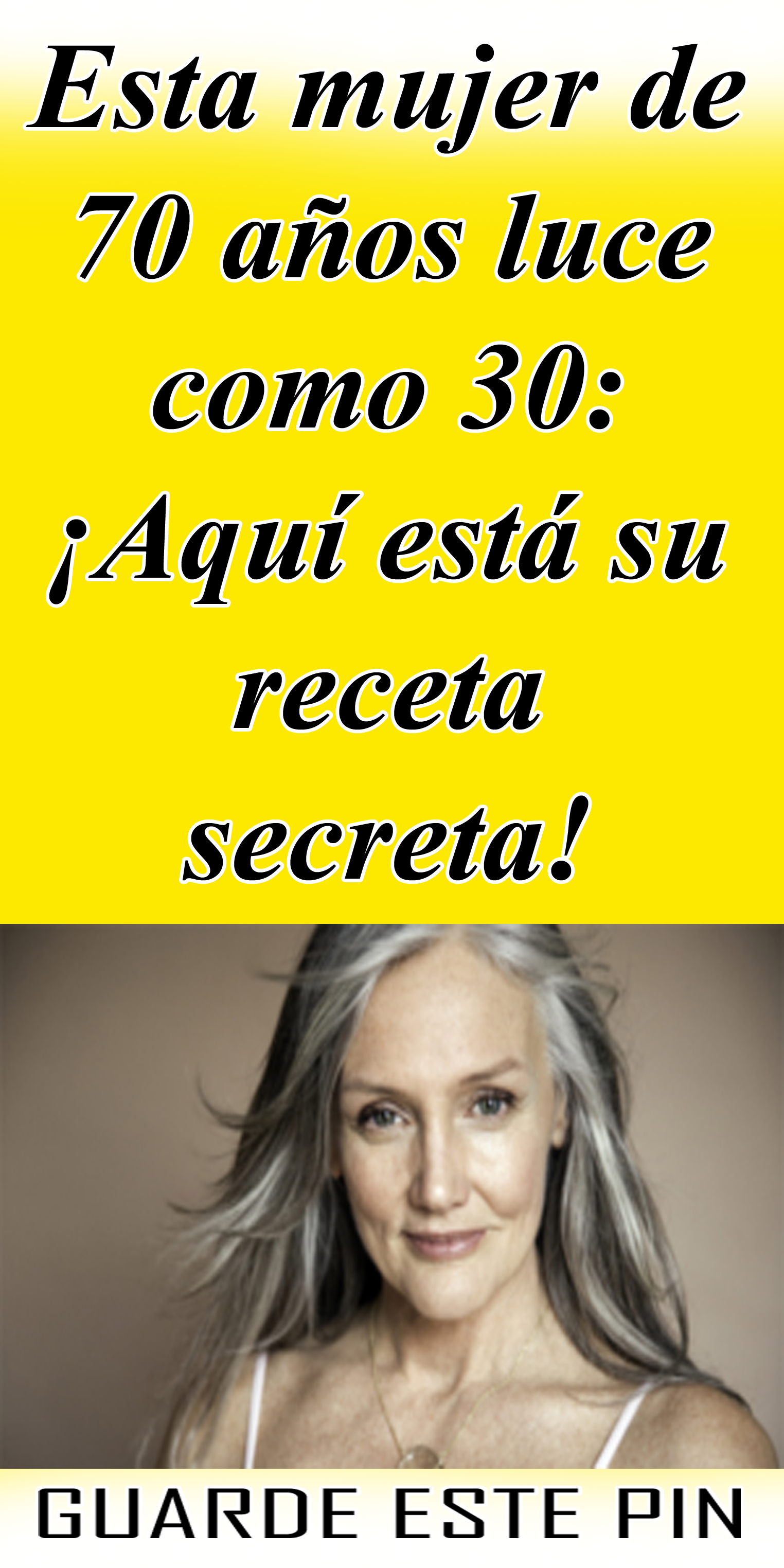 Esta mujer de 70 años luce como 30: ¡Aquí está su receta secreta