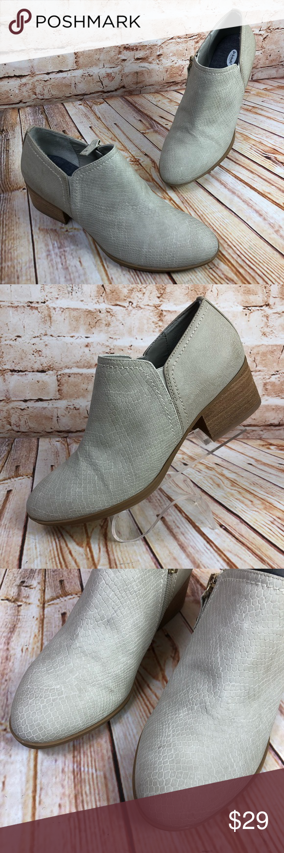 dr scholl's gray booties
