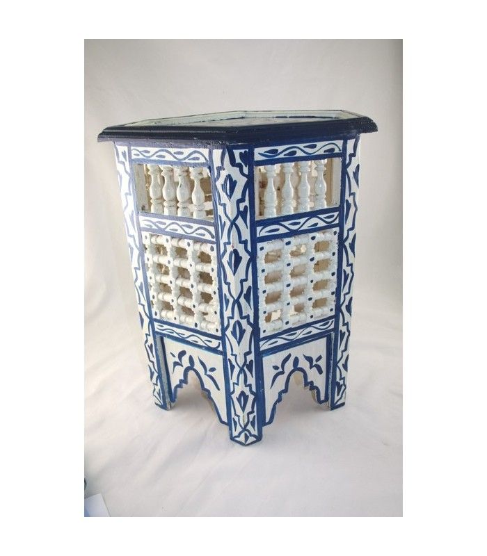 Moroccan Painted Table Hp304 S 50743 1344895279 1280 1280 Jpg 801 1000 Deco Salon Marocain Meuble Deco Salon