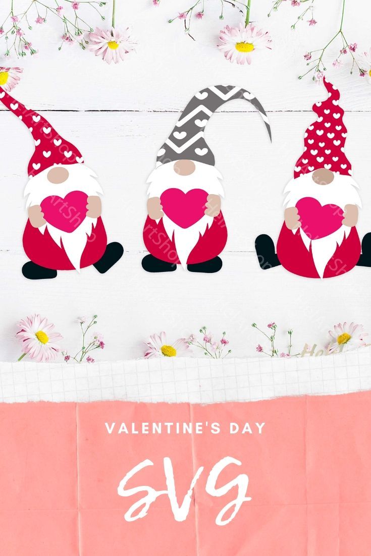 Download Gnome Valentine svg, Valentines day svg, Gnomes svg, gnome ...