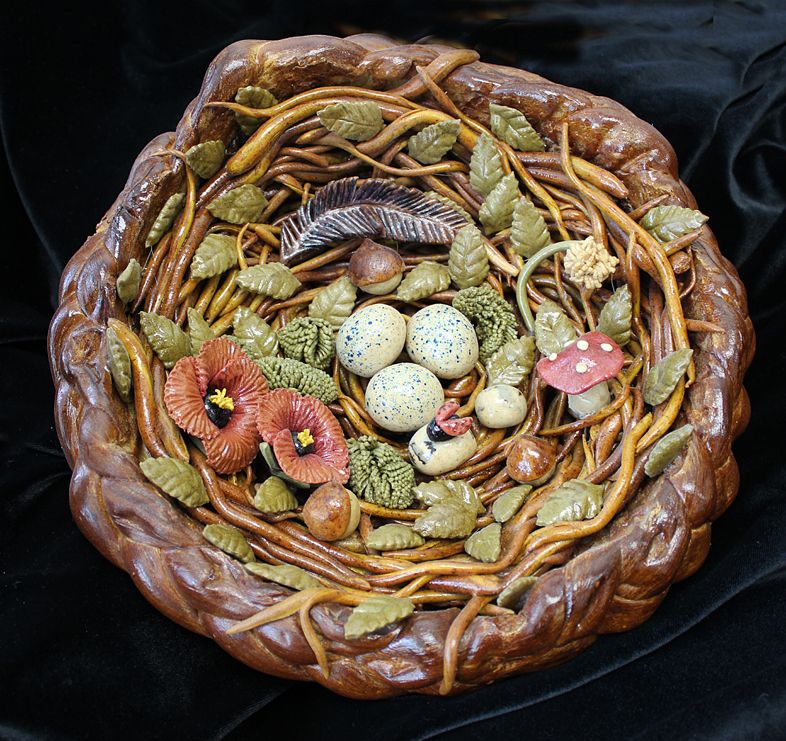 Dead dough birds nest P.s... I made this Pinterest Food art