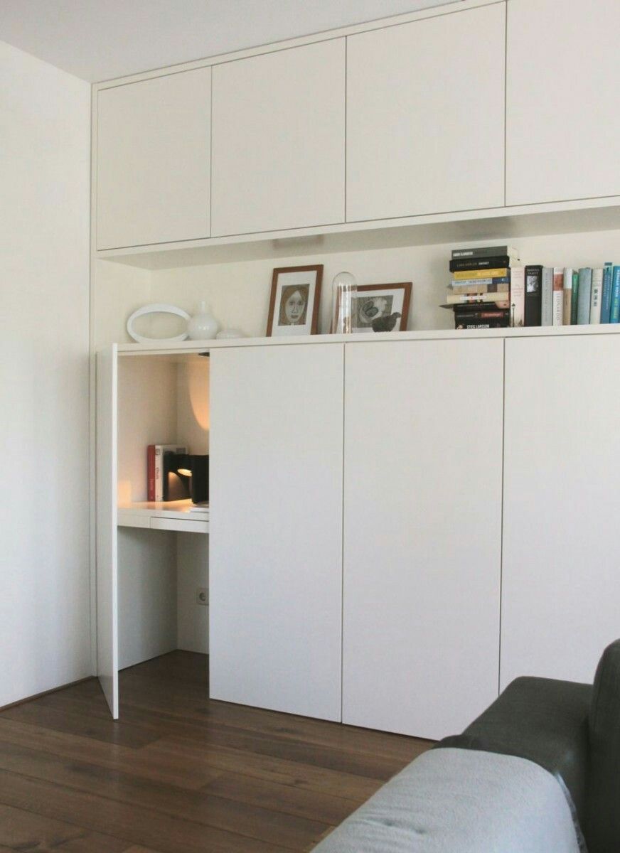 Alcove Storage House Design Hidden Desk Ikea