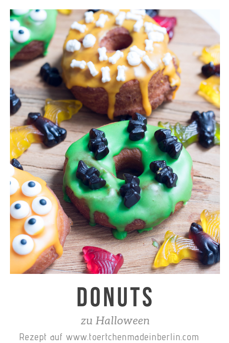 Gruselige Donuts Zu Halloween Tortchen Made In Berlin Kuchen Und Torten Rezepte Rezepte Zum Backen Kuchen Und Torten