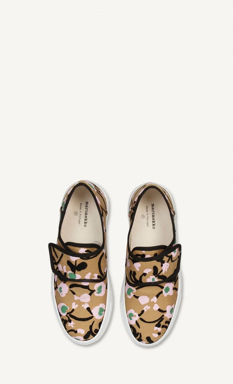 Marka Nurmu Sneakers Brown Light Pink Black Shoes Accessories Marimekko Com Brown Sneakers Sneakers Black Shoes