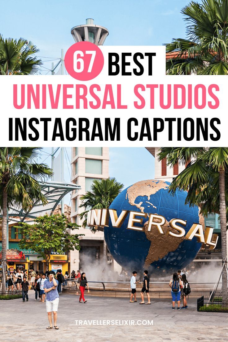 67 Universal Studios Captions For Instagram - Puns, Quotes & Short
