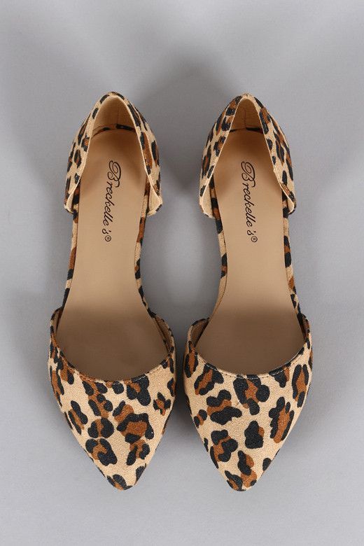 leopard print flat booties