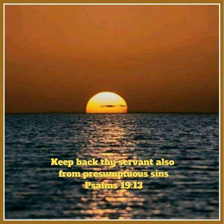 Image result for keep back thy servant from presumptuous sin