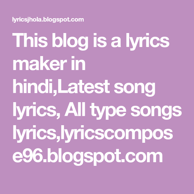 200 Hindi Song Lyrics Ideas In 2020 Lyrics Song Lyric Quotes Song Lyrics
