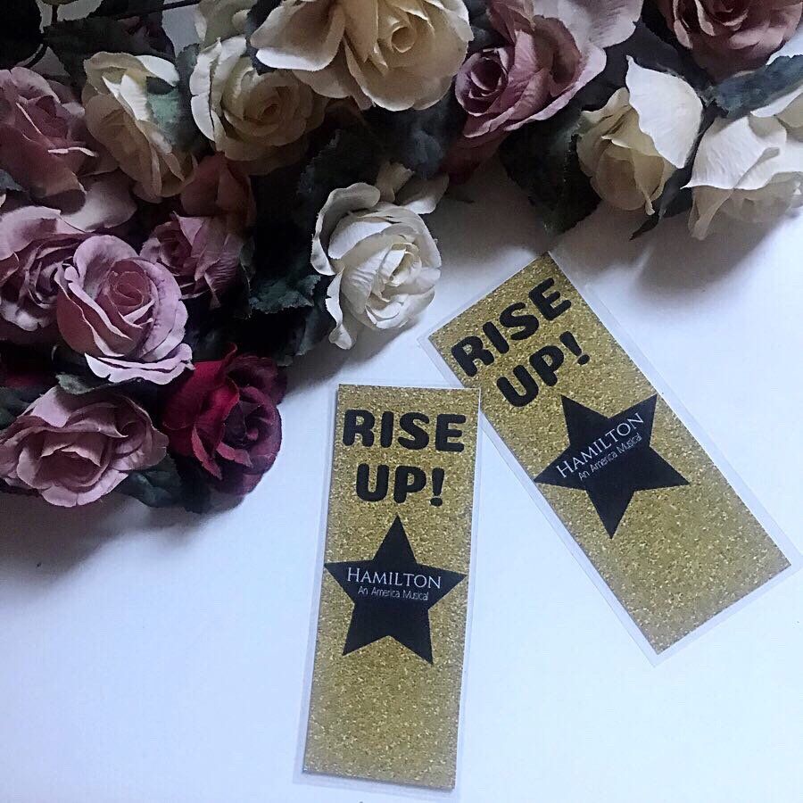 Hamilton Rise Up Bookmark Rise Up Alexander Hamilton Etsy Gifts for