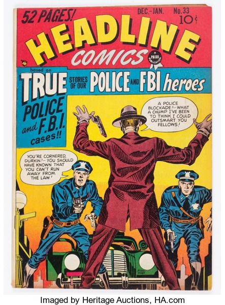 Joe Simon Jack Kirby Cover And Art Golden Age 1938 1955 Superhero Headline Comics 33 Prize 1949 Condition Fn カバー Joe Simon Jack Kirby Cover And Art Golden Age 1938 1955 Superhero Headline Comics 33 Prize 1949 Condition Fn カバー