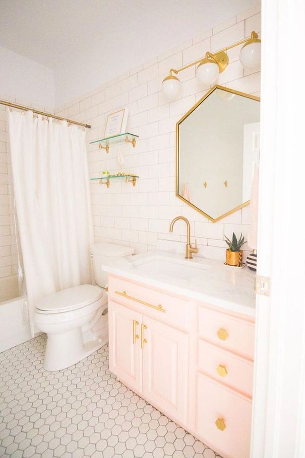 Gold Bathroom