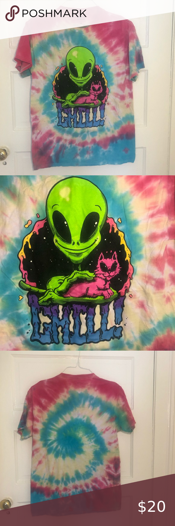 Alien Cat Tie Dye T-shirt | Cat tie, Tie dye t shirts, Dye t shirt