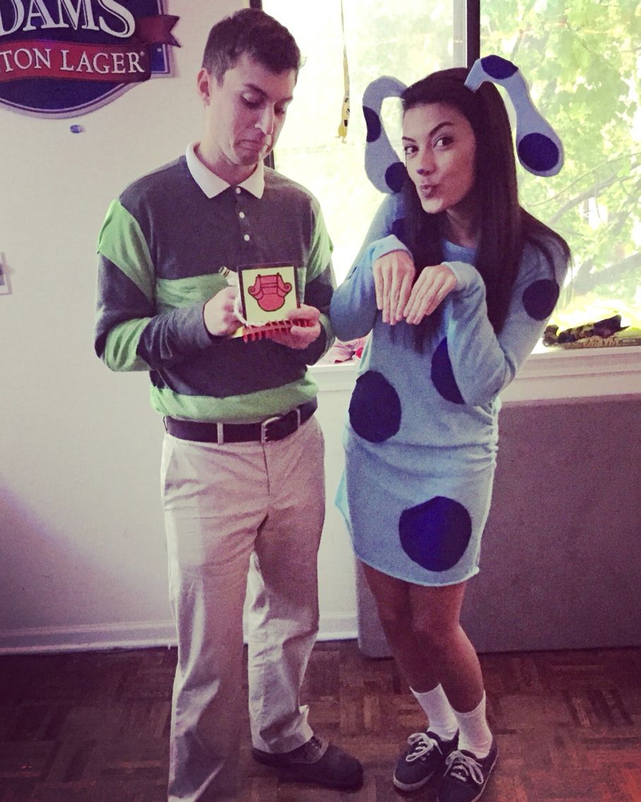 Blues Clues and Steve Costume Halloween Inspo, Couple Halloween Costumes, Halloween Outfits