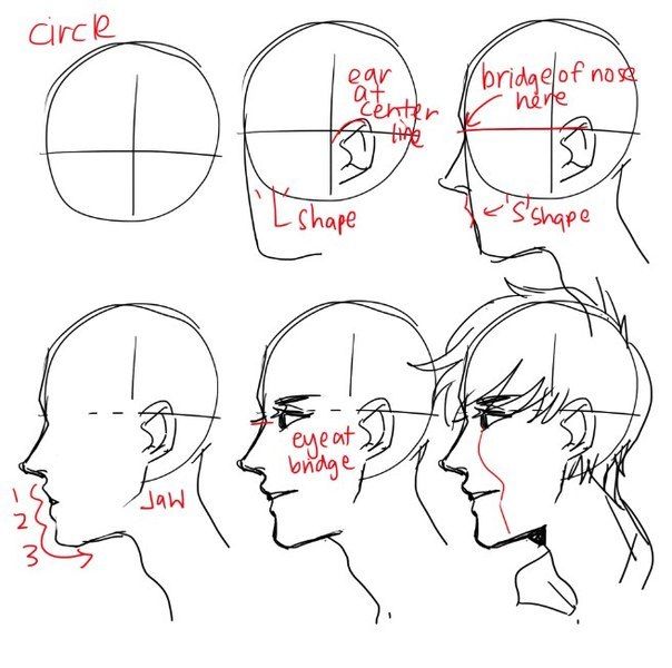 Pin by no on Manga Guy drawing, Drawing tutorial, Drawing reference