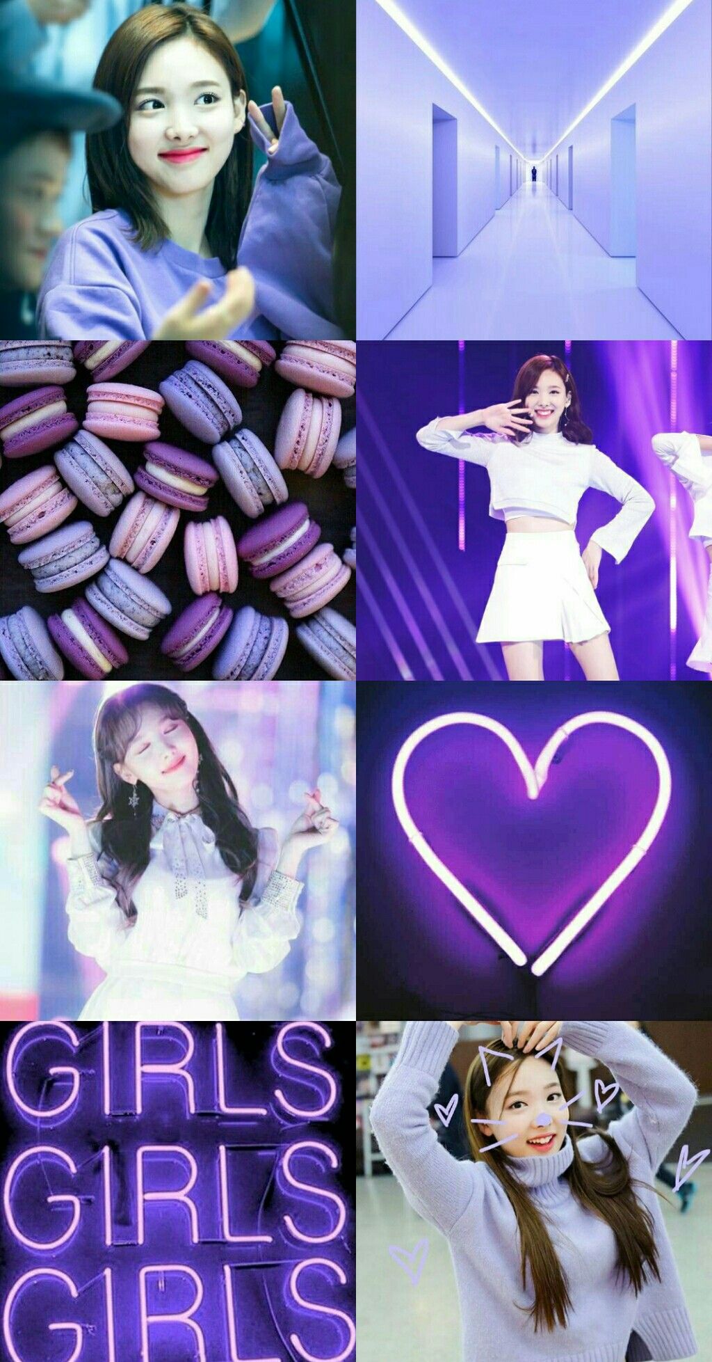 Nayeon Twice Purple Aesthetic Unluler