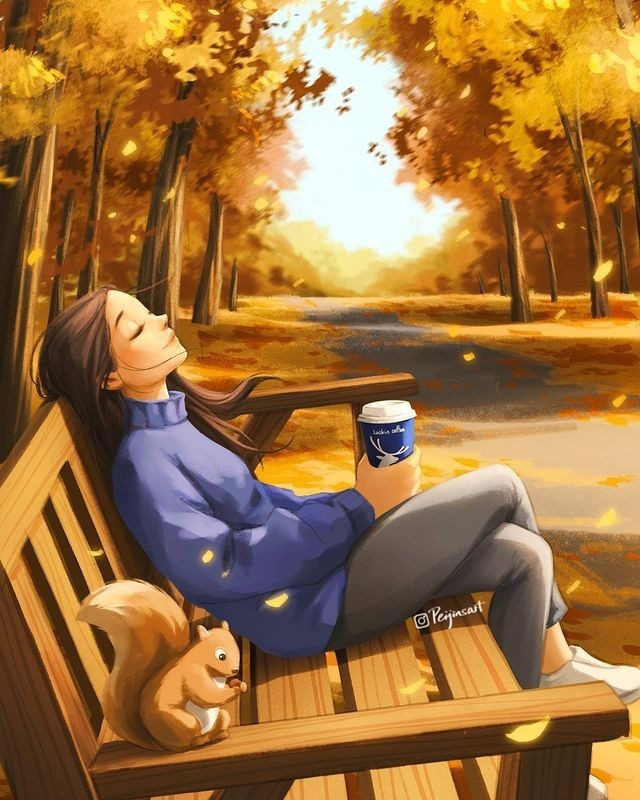 Gather The Fall Harvest 🍂 🎃🔥🍁 - Page 670 - Blogs & Forums Cute Cartoon Girl, Cartoon Girl Images, Girls Cartoon Art, Cartoon Art Styles, Anime Art Girl, Cartoon Photo, Cartoon Cartoon, Cartoon Profile Pics, Cartoon Stickers