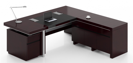 Professional Office Desk Sleek Modern Desk Executive Desk