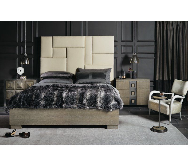 Mosaic Upholstered Standard Configurable Bedroom Set