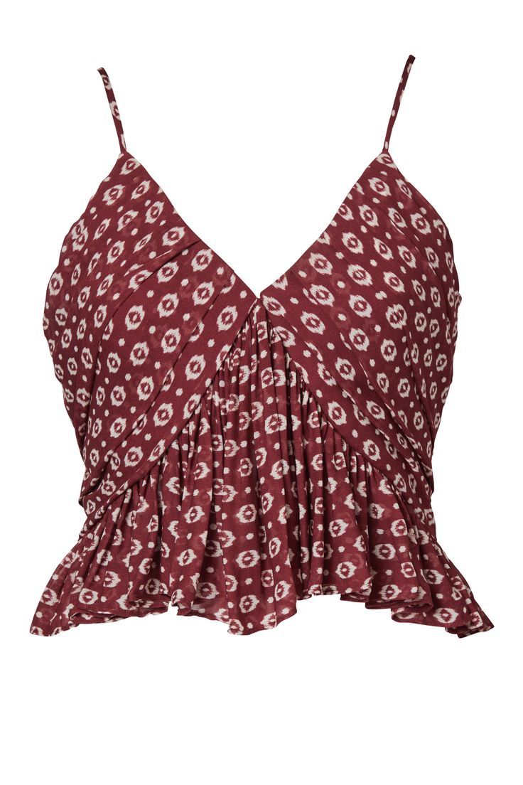 Neutrals are the perfect base for a stylish outfit. Style them with a similar colour for an instantly polished look. Or opt for deeper, richer hues - like rust red for example. Latest Fashion For Women, Fashion Online, Womens Fashion, Ikat Print, Polished Look, Sleeveless Shirt, Line Design, Cami Tops, Pleat