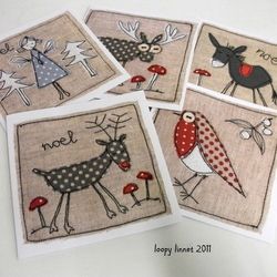 https://folksy.com/items/2565217-Christmas-cards | holiday | Pinterest