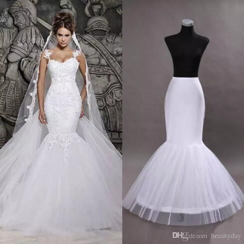 mermaid petticoat hoop crinoline dresses flounced prom slip bridal accessories ship ready underskirts slips dress dhgate larger