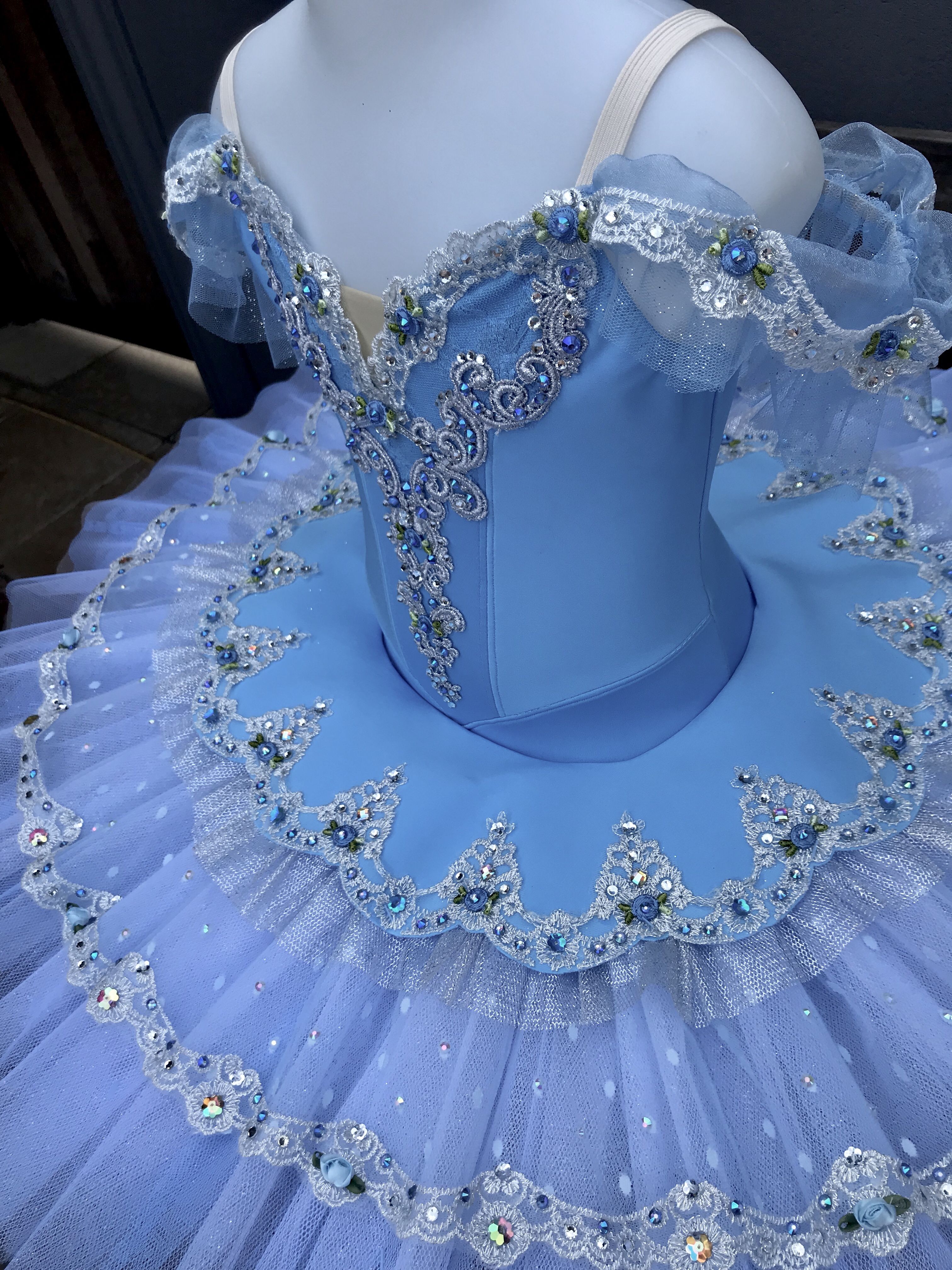 Blue And Silver Tutu Tutus Damore Cinderella Dance Costume Ballet Clothes Classical Ballet Tutu