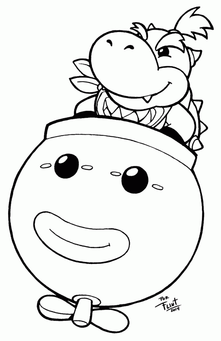 Iggy Koopa Play Coloring Pages Iggy Play