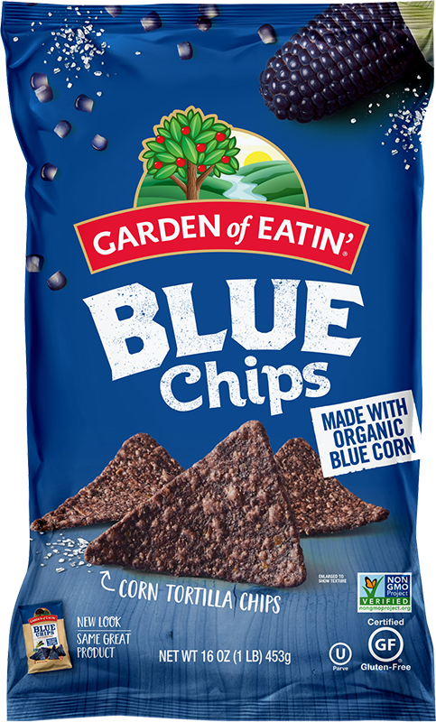Garden Of Eatin Organic Blue Tortilla Chips Gluten Free 1 5 Oz Blue Corn Tortilla Chips Tortilla Chips Blue Corn Tortillas
